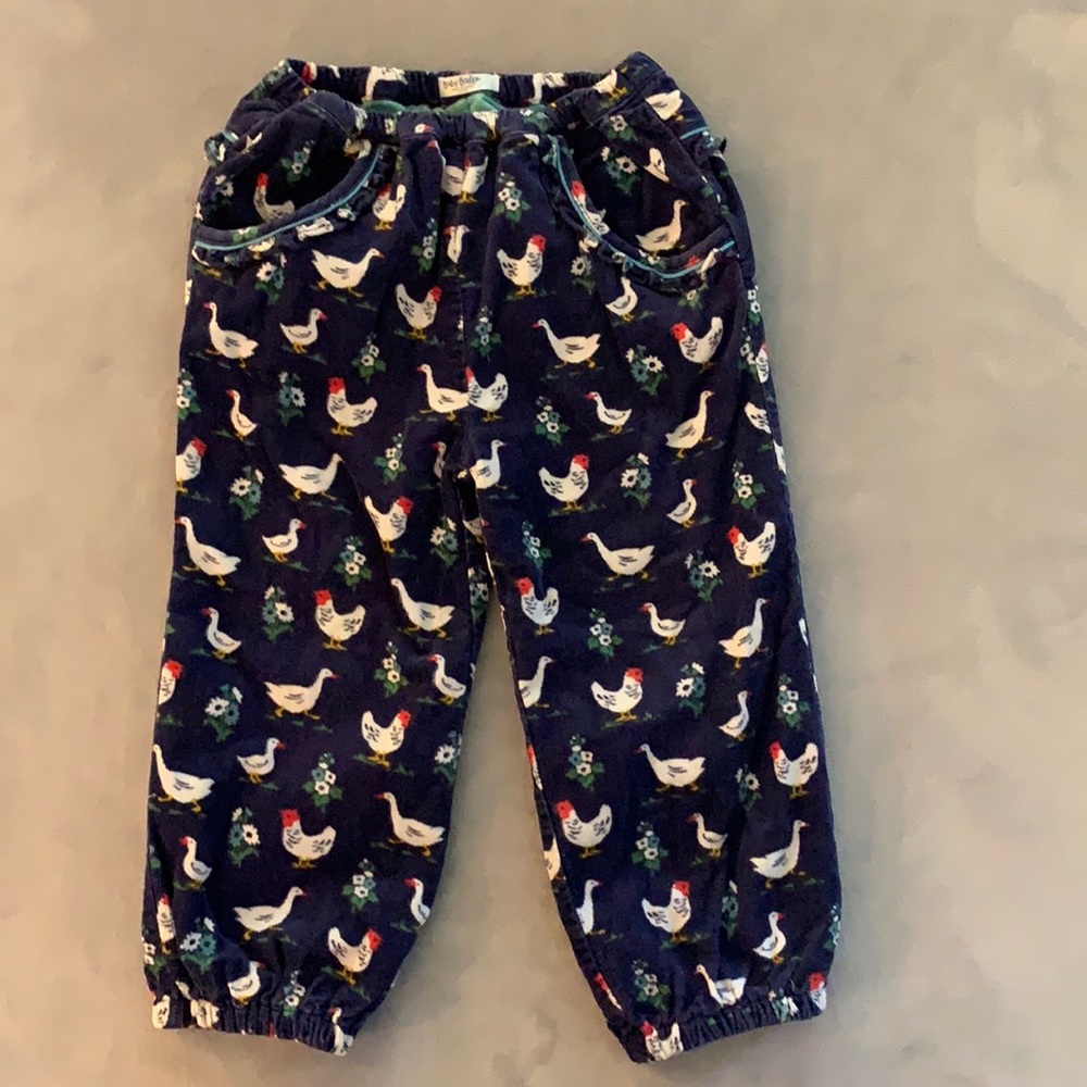 Baby Boden jersey lined cords 2-3 yr